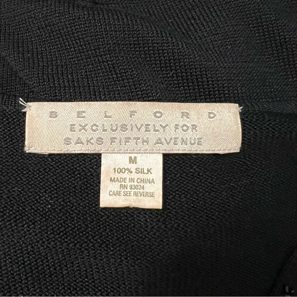 Vintage Belford for Saks Fifth Avenue Beaded Sweater Evening - Picture 8 of 9